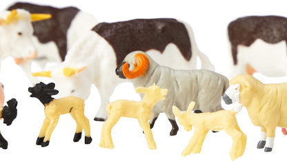 Britains 1:32 Mixed Animal Value Pack Farm Playset, Collectable Farmyard Animal Toys, Compatible with 1:32 Scale Farm Toys, Suitable for Collectors & Children from 3 +, 43096