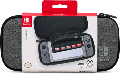 Custodia sottile PowerA per Nintendo Switch o Nintendo Switch Lite - Antracite