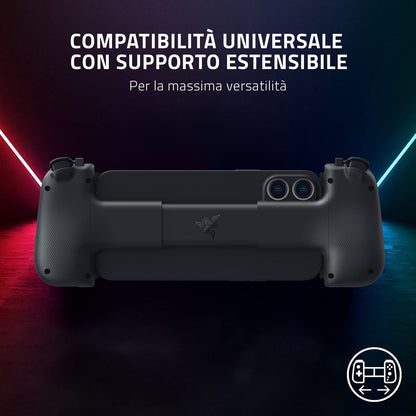 Razer Kishi V2 for iPhone - Mobile Gaming Controller (Universal Fit with Extendable Bridge, Stream PC and Console Games, Ergonomic Design, Powered by the Razer Nexus App