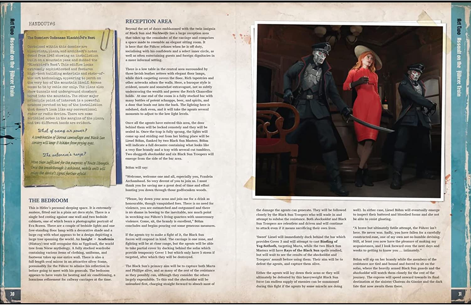Impressions MUH052306 Achtung Cthulhu 2d20-Assault on The Fuhrer Train Card Game