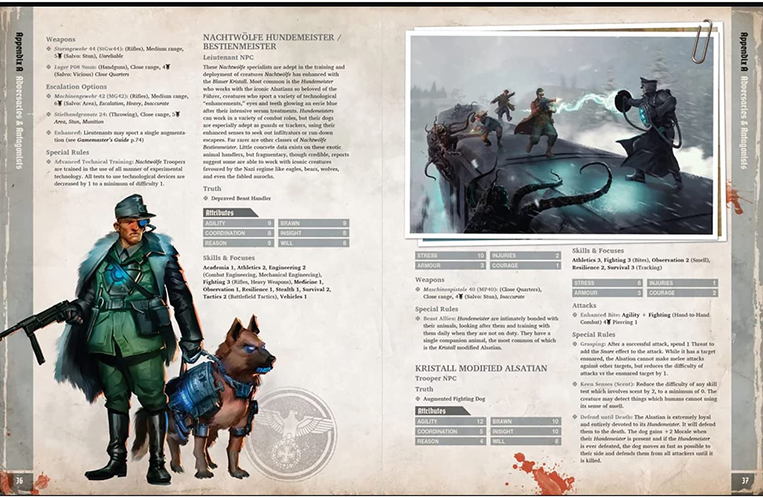 Impressions MUH052306 Achtung Cthulhu 2d20-Assault on The Fuhrer Train Card Game