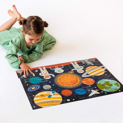Petit Collage Floor Puzzle | Outer Space | 24 pieces