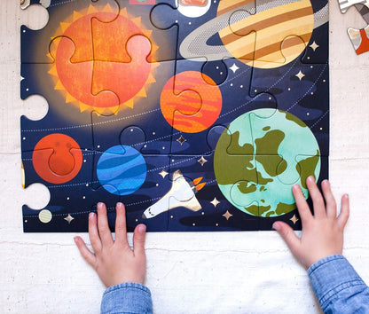 Petit Collage Floor Puzzle | Outer Space | 24 pieces