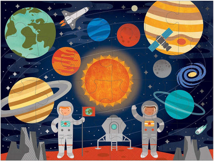 Petit Collage Floor Puzzle | Outer Space | 24 pieces