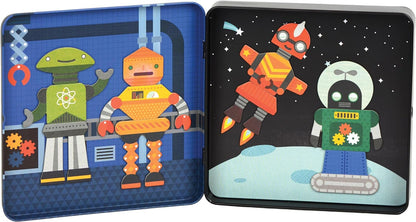 Petit Collage | Magnets | Game On The Go Robot