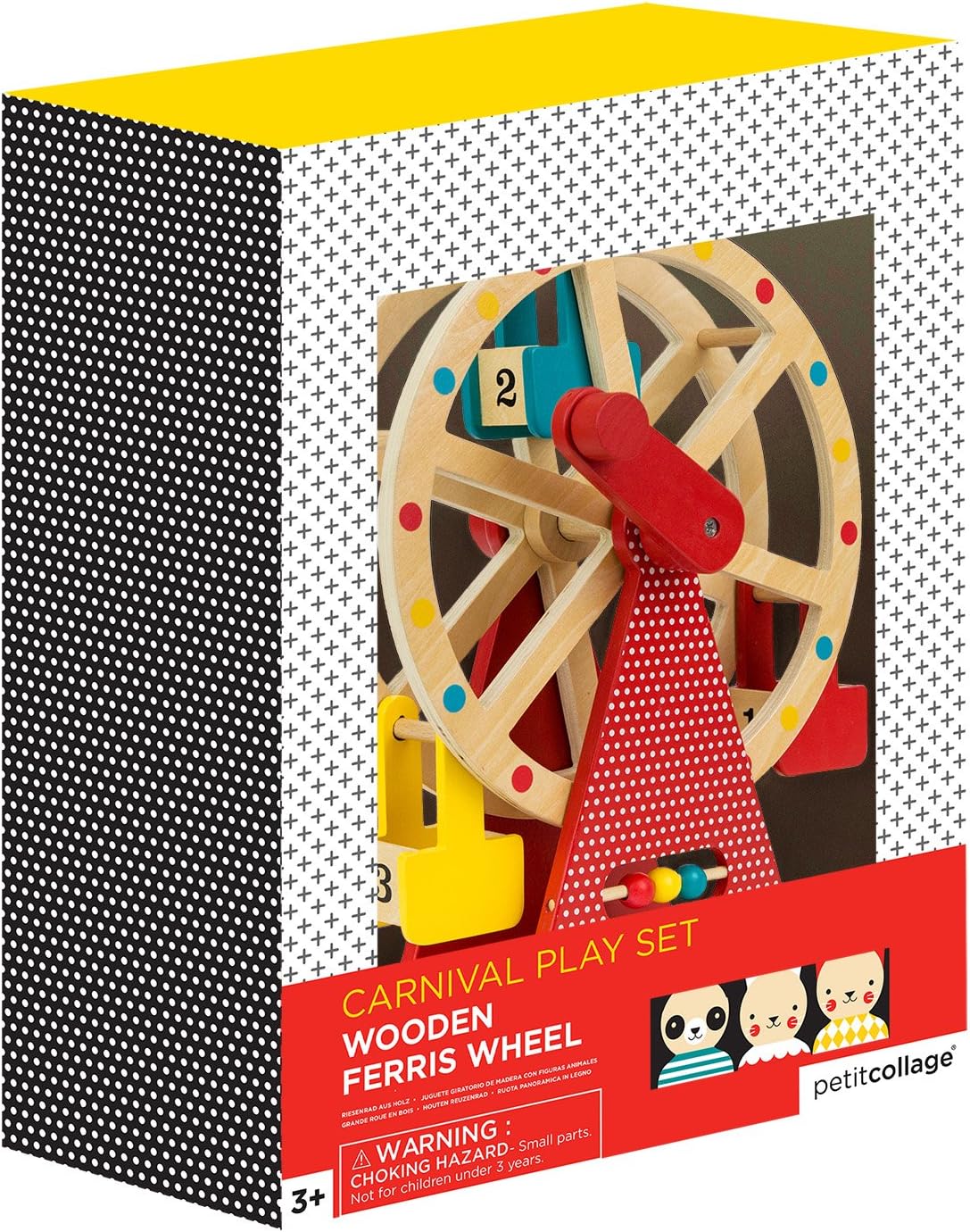 PETIT COLLAGE- Noria, Color Rojo/Amarillo/Azul (PTC250