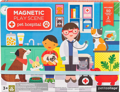 Pet Hospital Magnetic Play Scene, multicolor