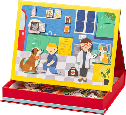 Pet Hospital Magnetic Play Scene, multicolor