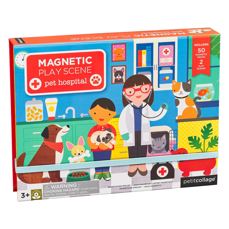 Pet Hospital Magnetic Play Scene, multicolor