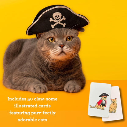 Ridley’s Costume Cats Memory Game – Includes 50 Matching Cards and Instructions – Memory Card Game Featuring Well-Dressed Cats – Fun for All Ages, Makes a Great Gift Idea Memo Game Costume Cats