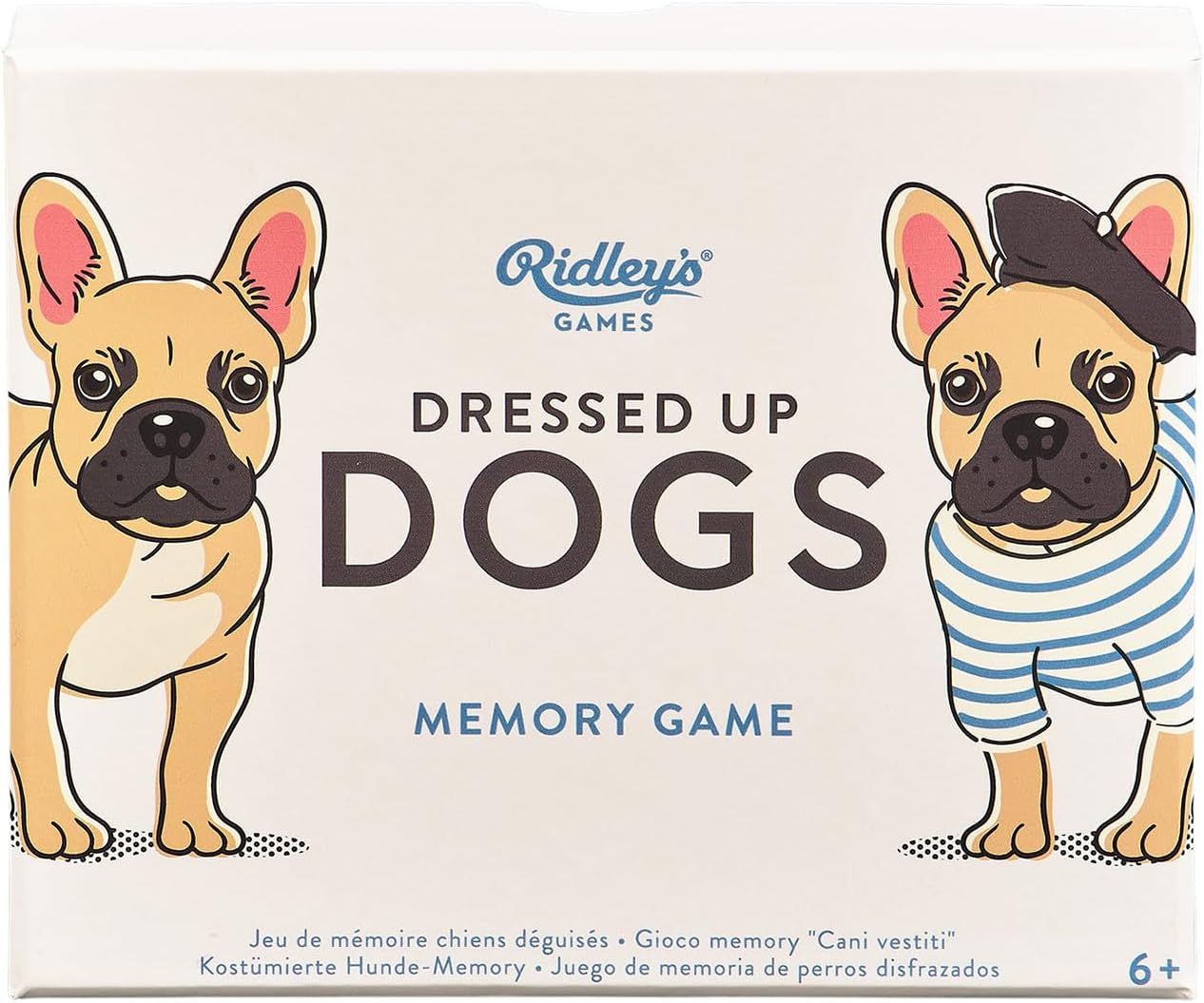 Ridley’s Dressed Up Dogs Memory Game – Includes 50 Matching Cards and Instructions – Memory Card Game Featuring Well-Dressed Dogs – Fun for All Ages, Makes a Great Gift Idea Memo Game Dressed Up Dogs