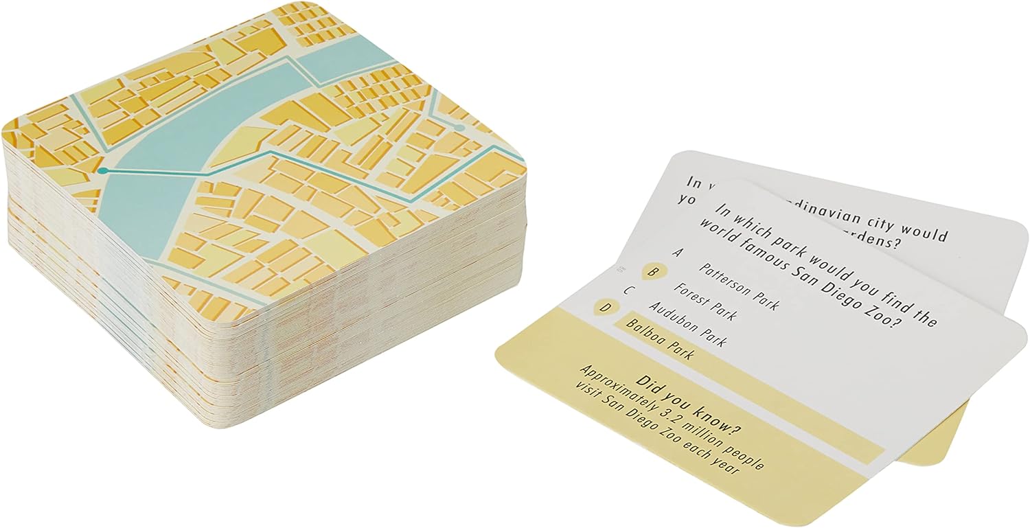 Ridley's Games QUZ013 City Getaway Trivia Game, Multi