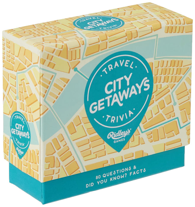 Ridley's Games QUZ013 City Getaway Trivia Game, Multi