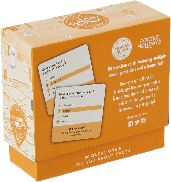 Ridley's Games QUZ014 Foodie Holiday Trivia Questions, Multi