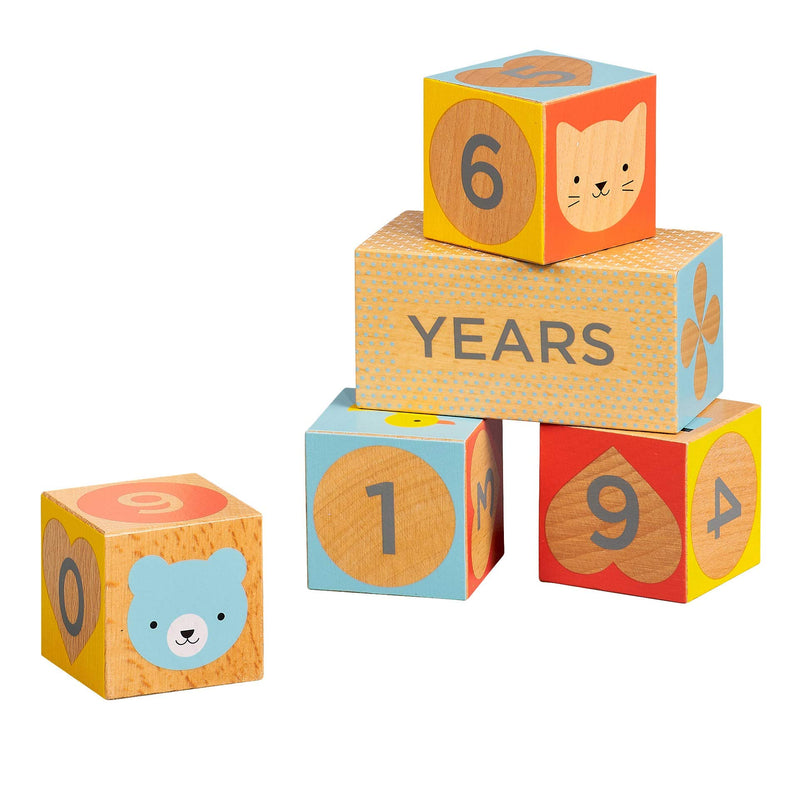 Petit Collage PTC468 Baby Milestone Blocks