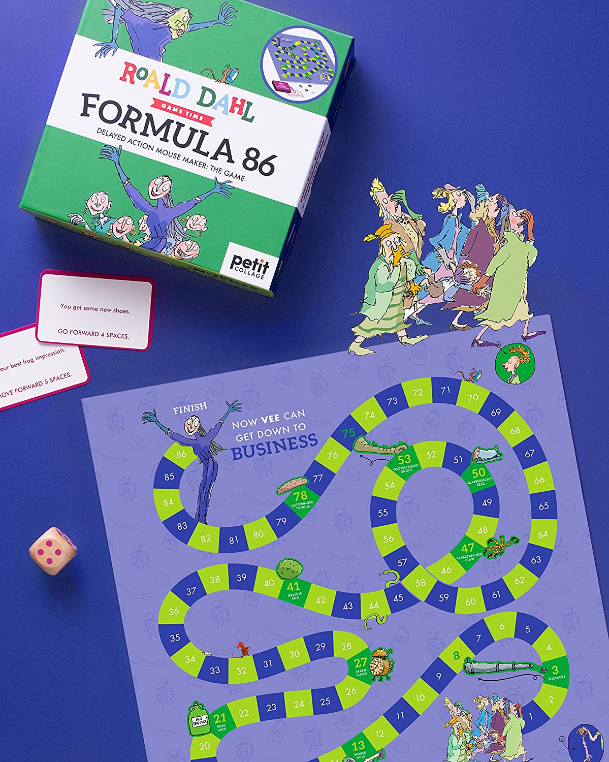 Petit Collage PRD002 Roald Dahl Formula 86 Delayed-Action Mouse Maker Witches Game, Multicoloured