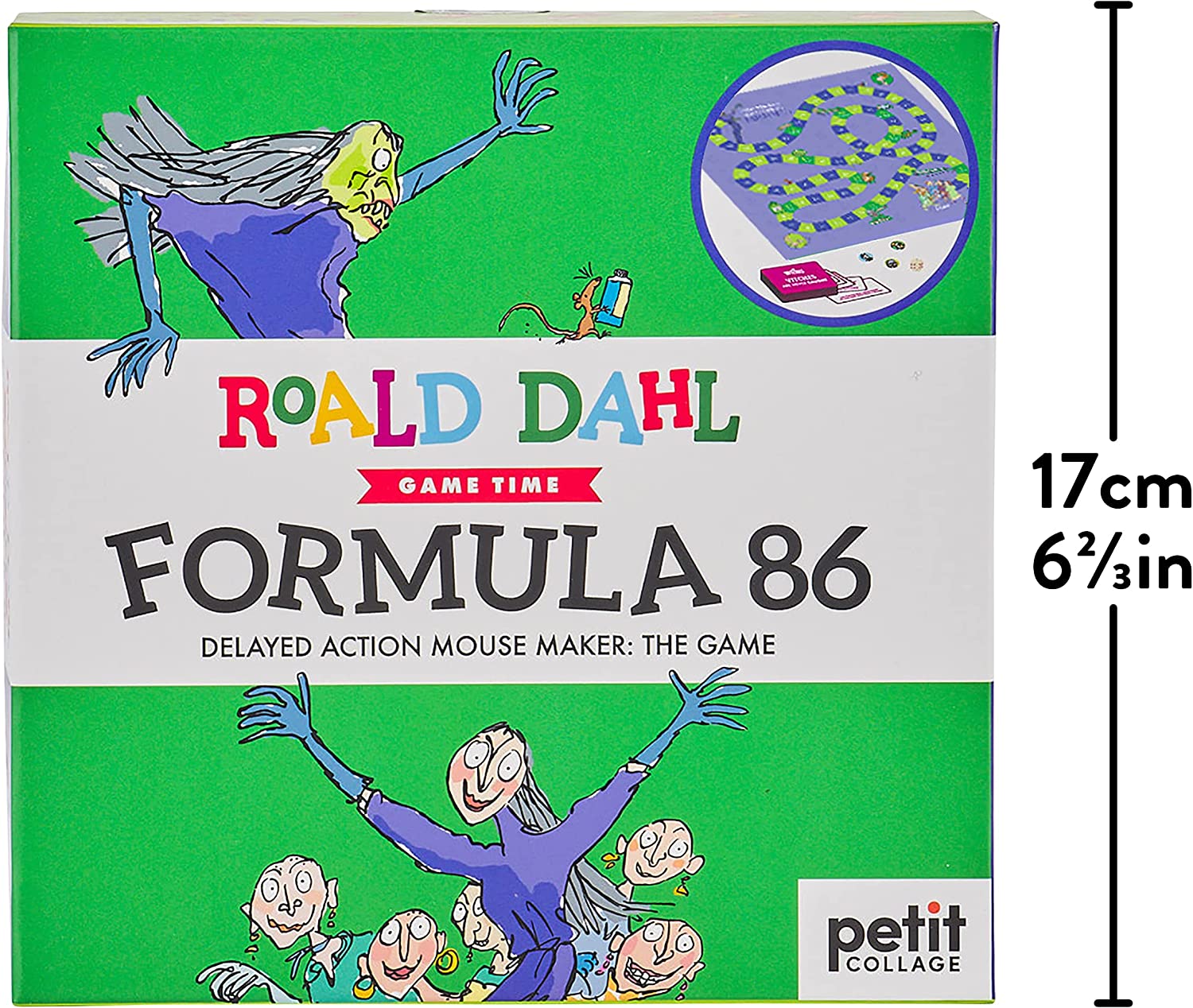 Petit Collage PRD002 Roald Dahl Formula 86 Delayed-Action Mouse Maker Witches Game, Multicoloured