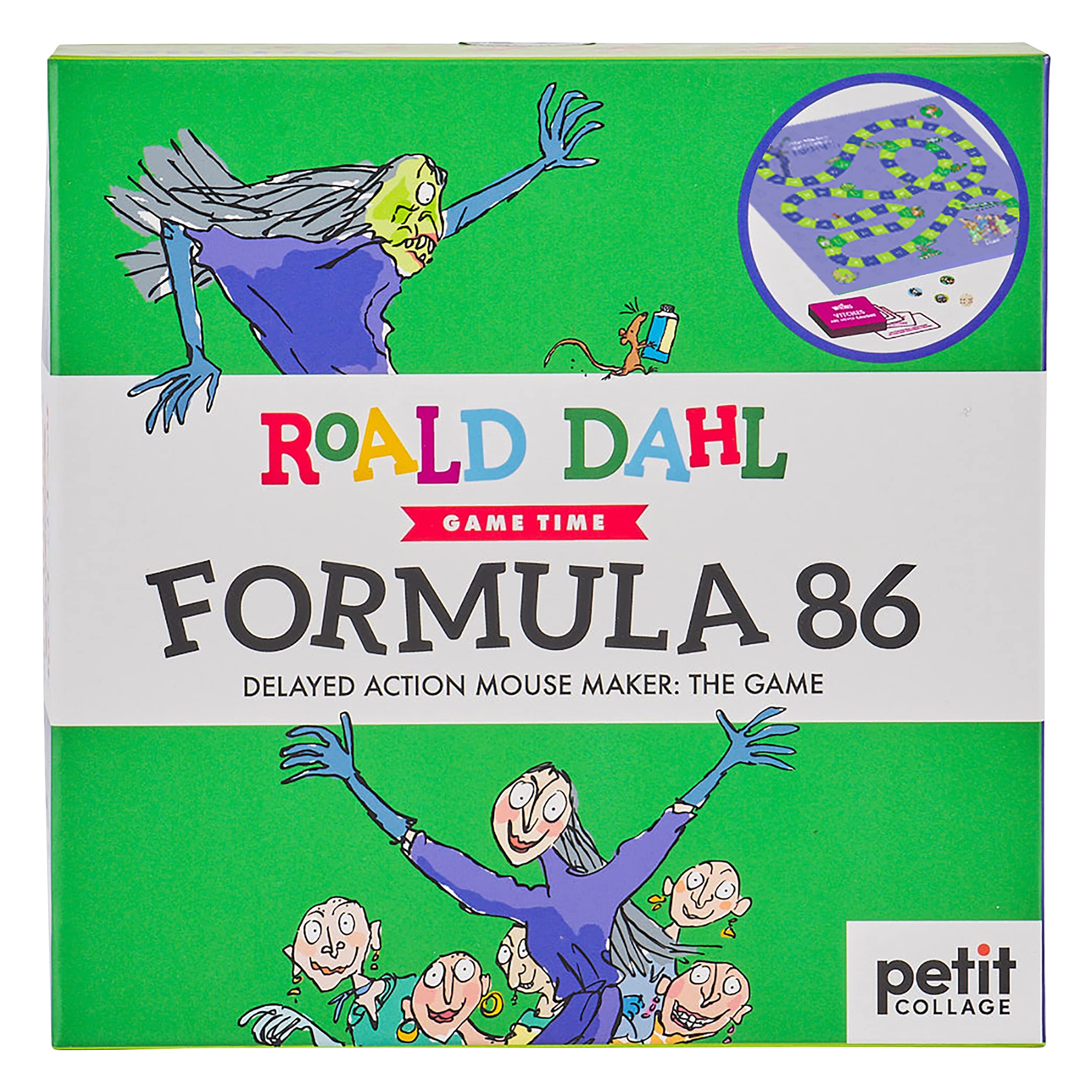 Petit Collage PRD002 Roald Dahl Formula 86 Delayed-Action Mouse Maker Witches Game, Multicoloured