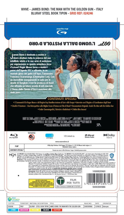 007 L'UOMO DALLA PISTOLA D'ORO - Steelbook (BS
