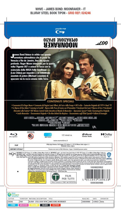 007 MOONRAKER - Steelbook (BS