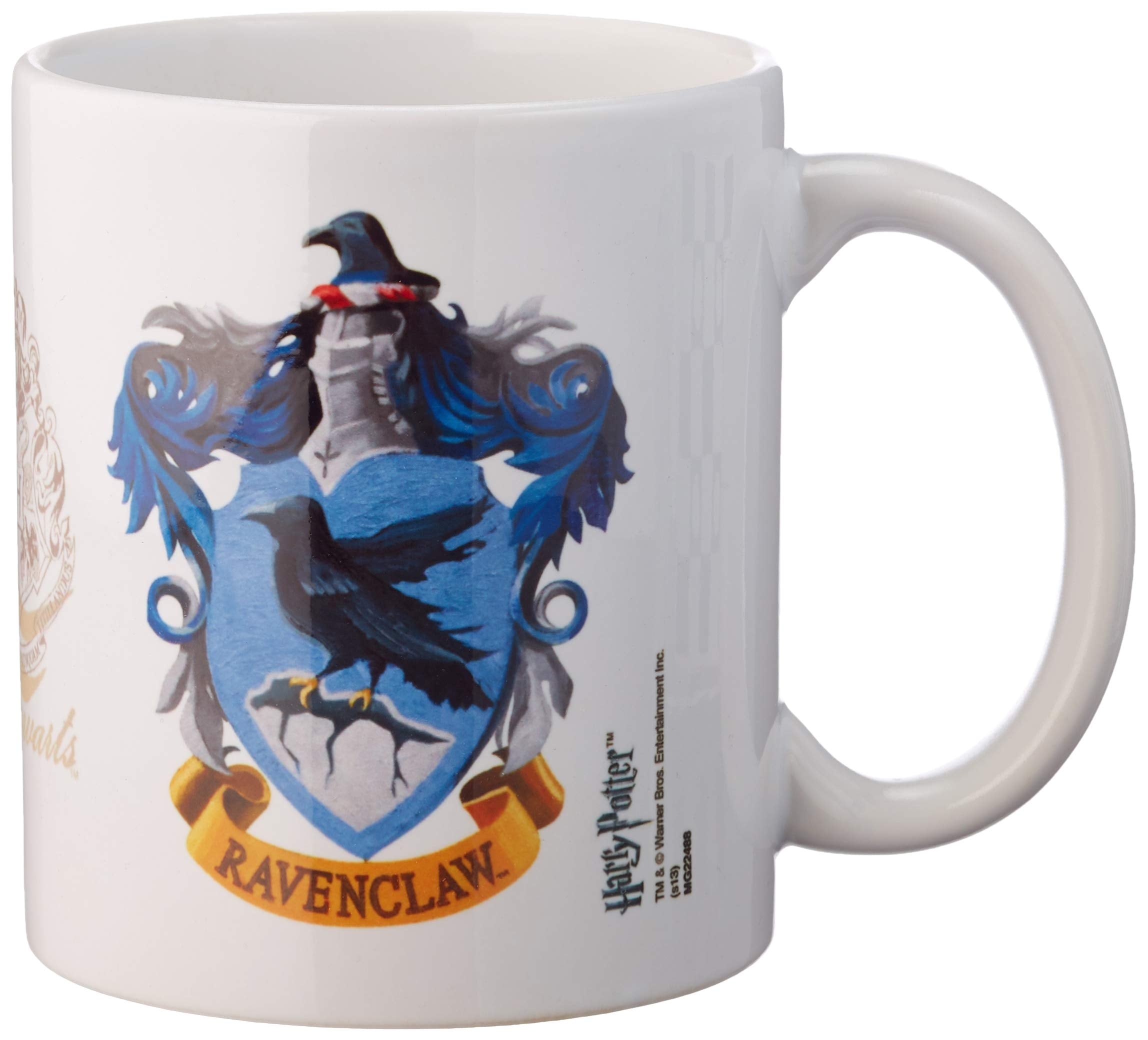 Harry Potter Ravenclaw and Hogwarts Crest Ceramic Mug in Presentation Box - Official Merchandise