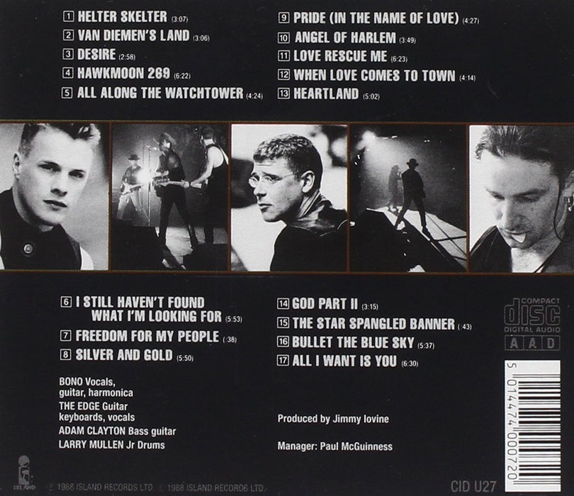 CD Rattle And Hum