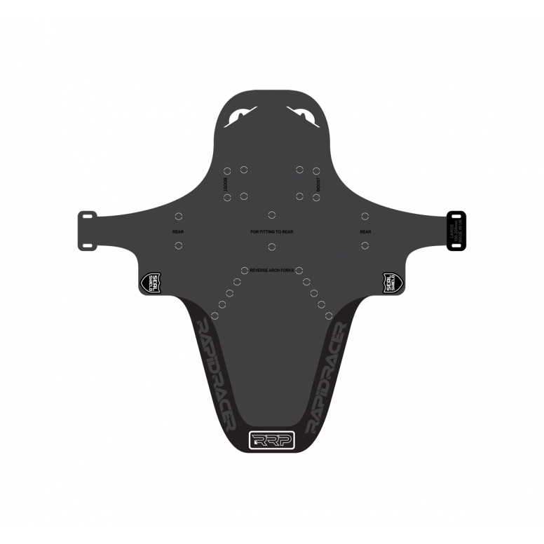 Enduroguard Large Black/Magenta Mudguard