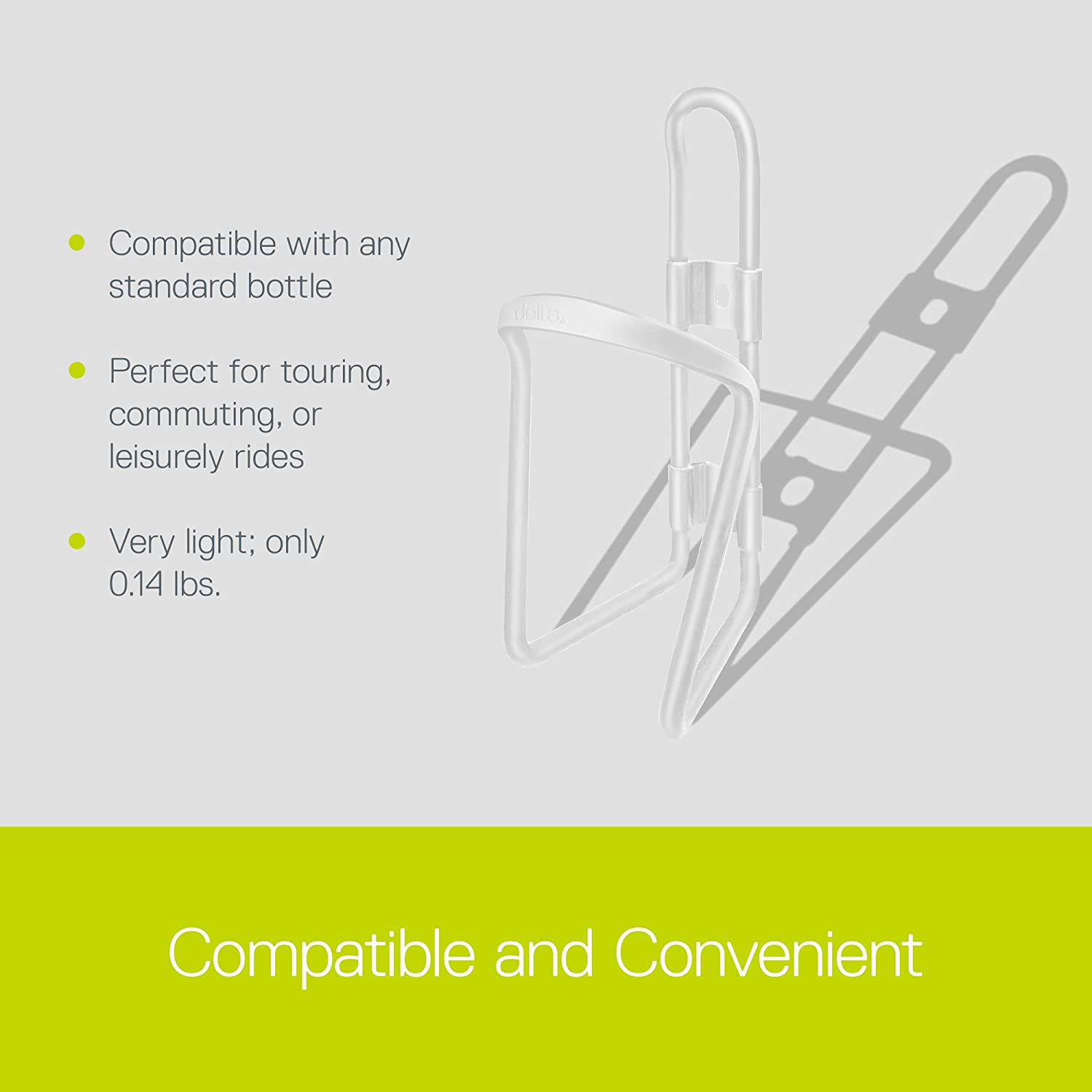 DELTA Cycle Lightweight Bike Alloy Bottle Cage Holder Mount