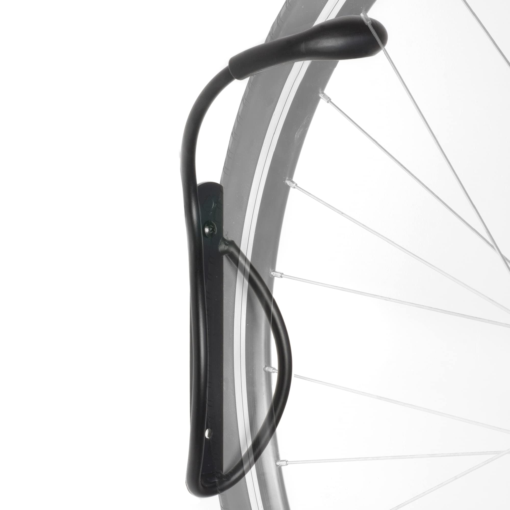 Cycle de Delta Leonardo da Vinci Single Vélo Stockage Rack/Crochet avec Plateau de Pneu, Noir