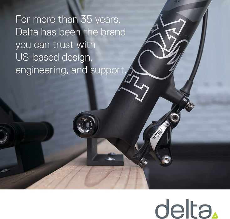 Delta Bike Hitch for Axles,Black ,12/15mm