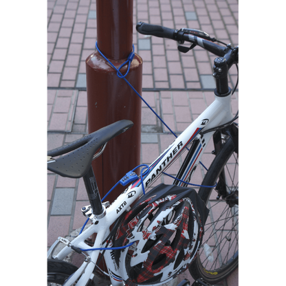 System Ex Lock W/Noose 3-Dig Black 4.8X2000
