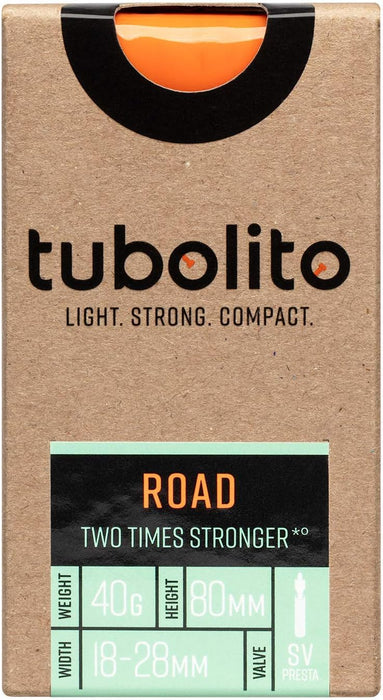 Tubolito Road 700C x 18-32mm Tube | Light, Strong & Compact | Rim & Disc Brake Compatibility | 2X Puncture Protection
