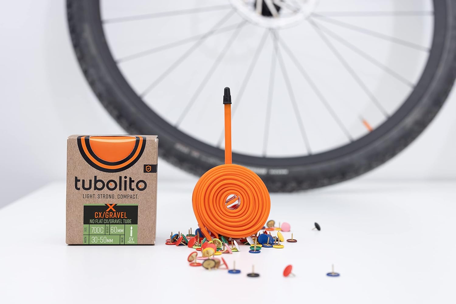 Tubolito X-Tubo CX/Gravel Inner Tube 700c x 30-50mm, 60mm Presta Valve