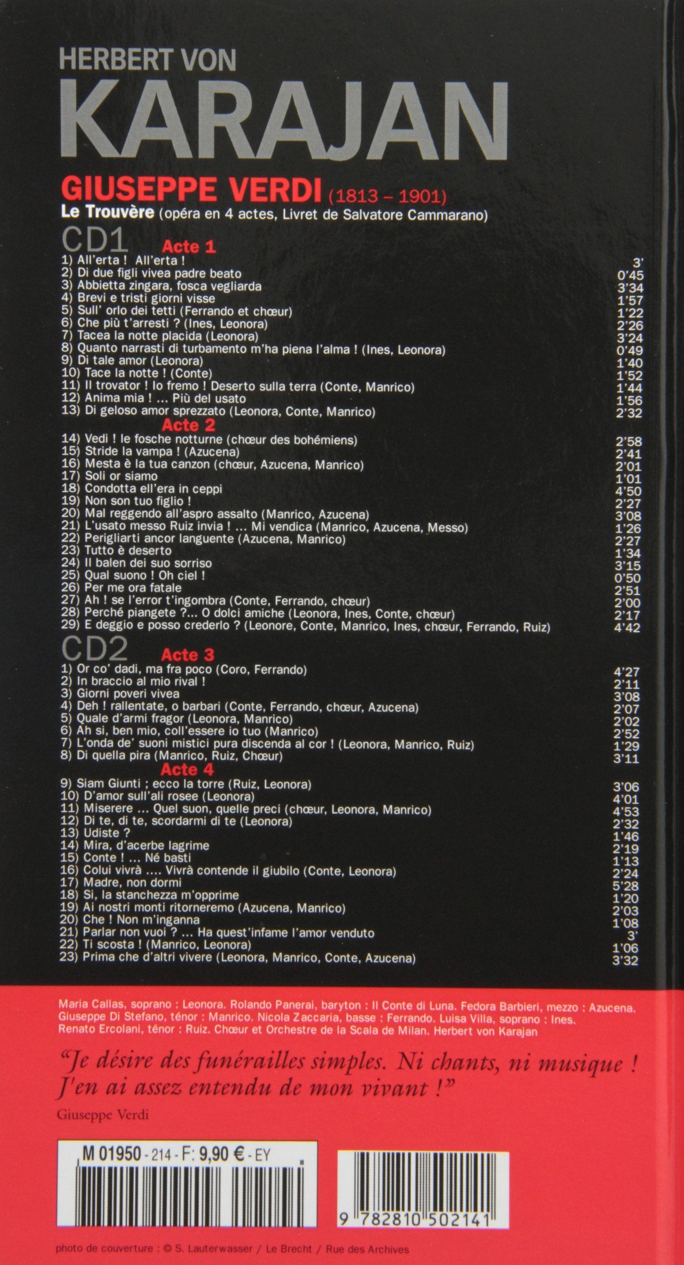 VERDI LE TROUVERE VOLUME 14