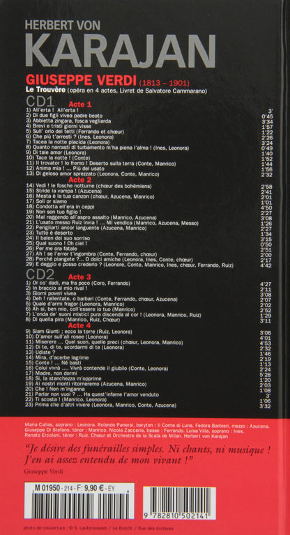 VERDI LE TROUVERE VOLUME 14