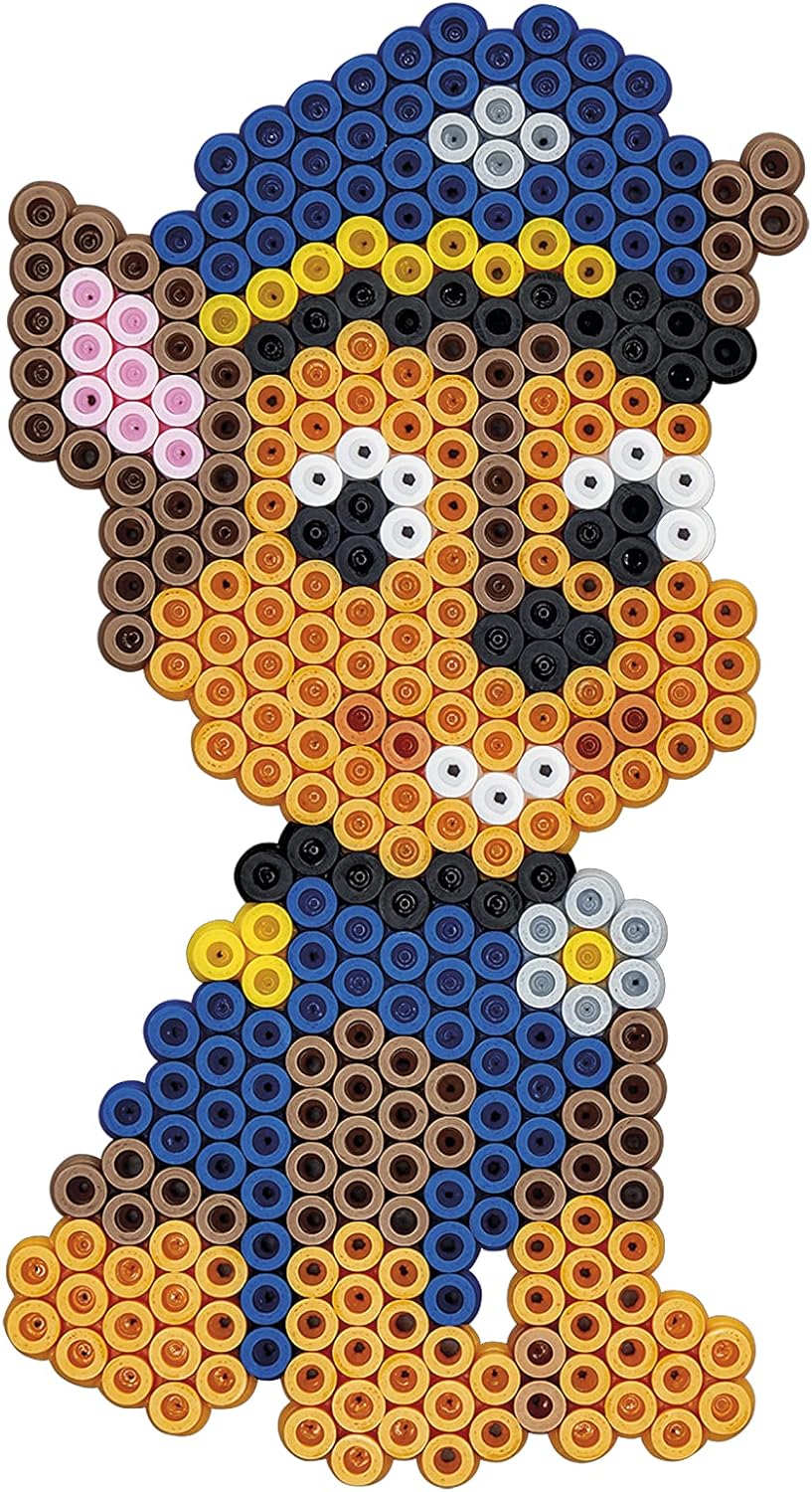 Hama Perlen 7966 Perles à repasser Paw Patrol, petit set cadeau avec env. 2000 perles midi, 5 mm de diamètre, pour enfants à partir de 5 ans