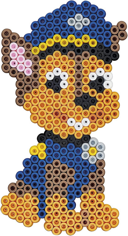 Hama Perlen 7966 Perles à repasser Paw Patrol, petit set cadeau avec env. 2000 perles midi, 5 mm de diamètre, pour enfants à partir de 5 ans