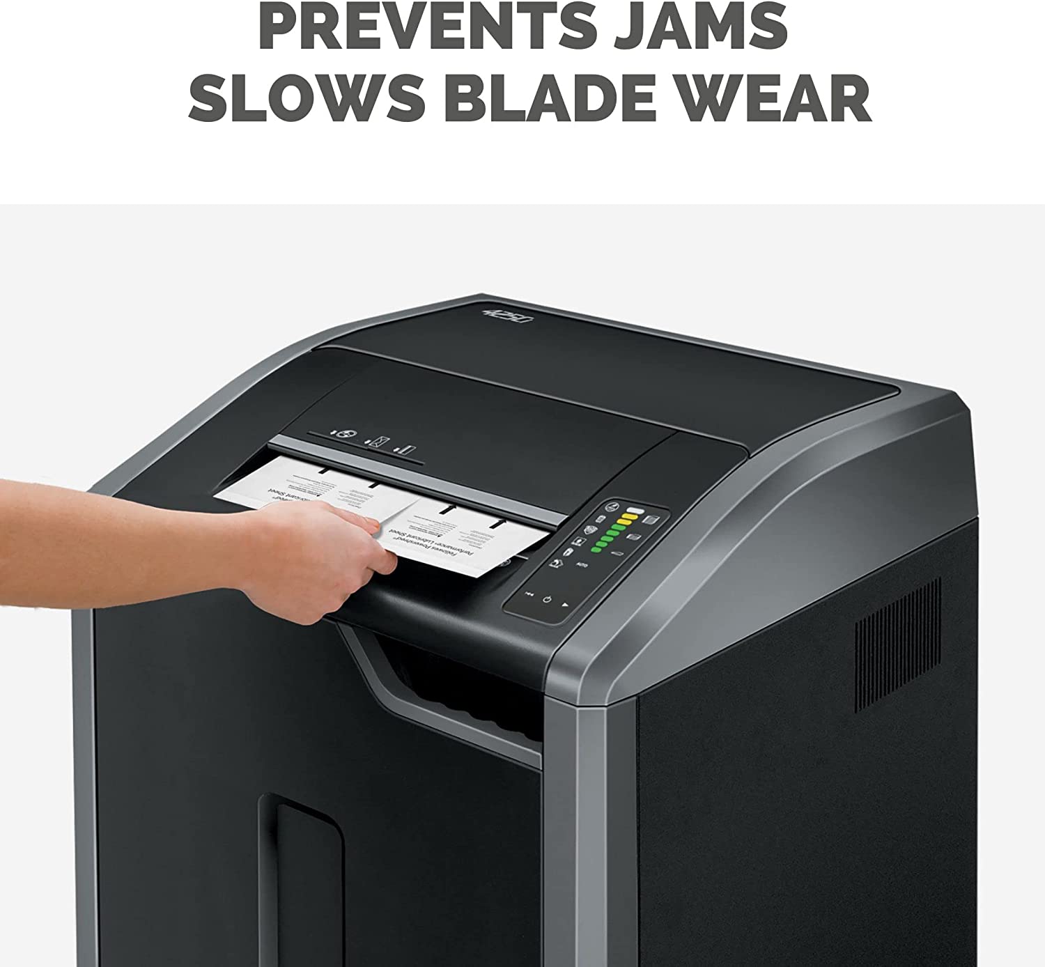 Fellowes Lot de 10 Feuilles lubrifiantes pour destructeur de Document | pour Augmenter Les Performances de la Machine | Facile d'utilisation | pour destructeur Coupe croisée et Micro | 4025601