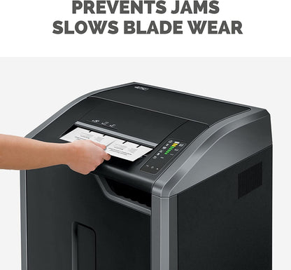 Fellowes Lot de 10 Feuilles lubrifiantes pour destructeur de Document | pour Augmenter Les Performances de la Machine | Facile d'utilisation | pour destructeur Coupe croisée et Micro | 4025601