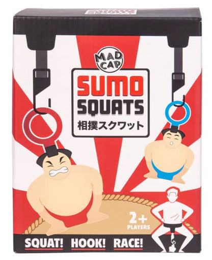 Sumo Squats! The Original Sumo Squat, Hook & Race Party Game. Familie leuke spelletjes. Concurreren met vrienden. Grappige nieuwigheid spellen. Geweldige vrijgezellenfeestspellen. Teambuilding