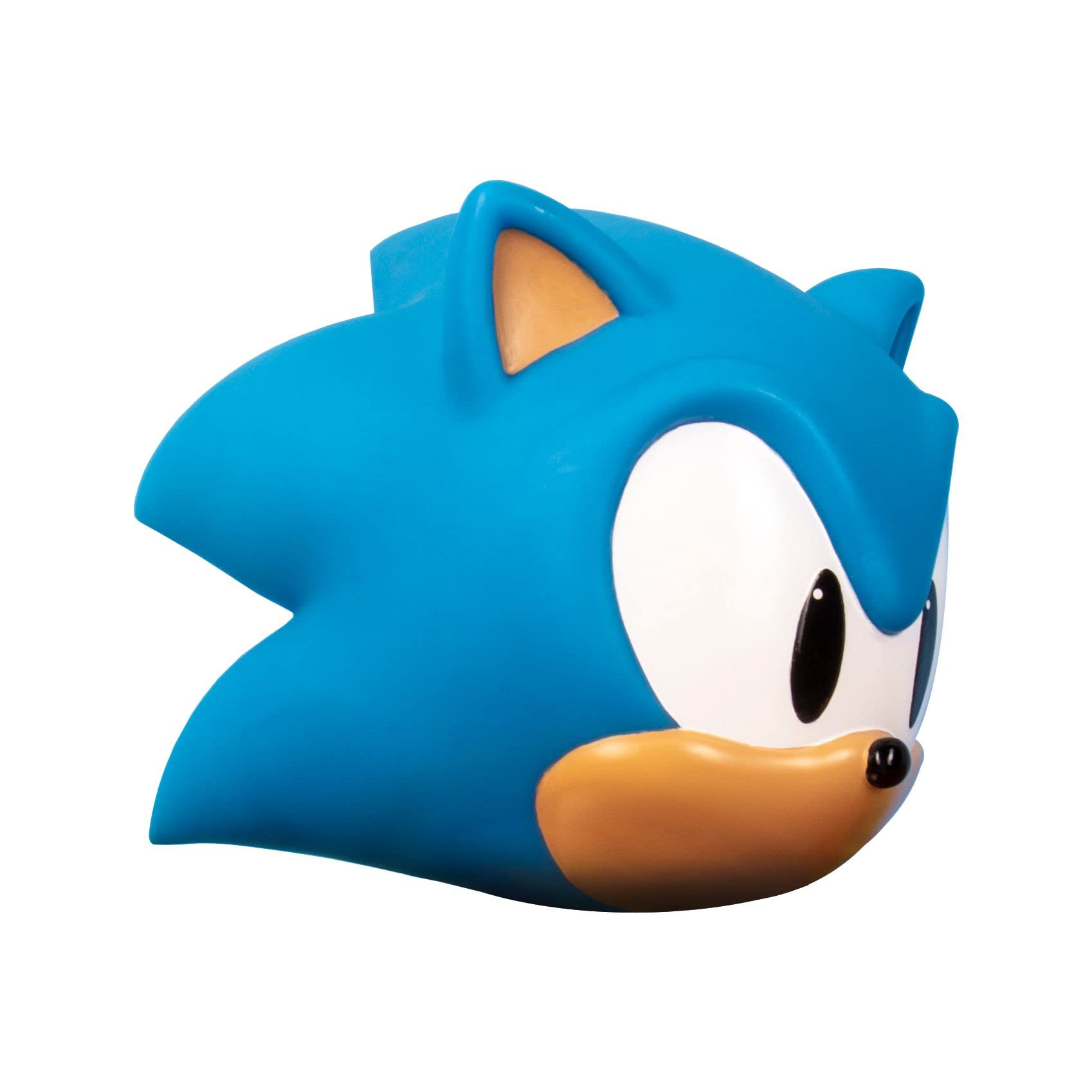 Fizz Creations Sonic The Hedgehog 3D Shaped Mood Light. Bedroom Night Light. Soft Glow Lamp. Detailed 3D Sonic Head Shape. Officially Licensed Sonic The Hedgehog Merchandise Retro Gaming Light.