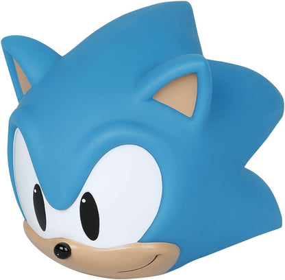Fizz Creations Sonic The Hedgehog 3D Shaped Mood Light. Bedroom Night Light. Soft Glow Lamp. Detailed 3D Sonic Head Shape. Officially Licensed Sonic The Hedgehog Merchandise Retro Gaming Light.