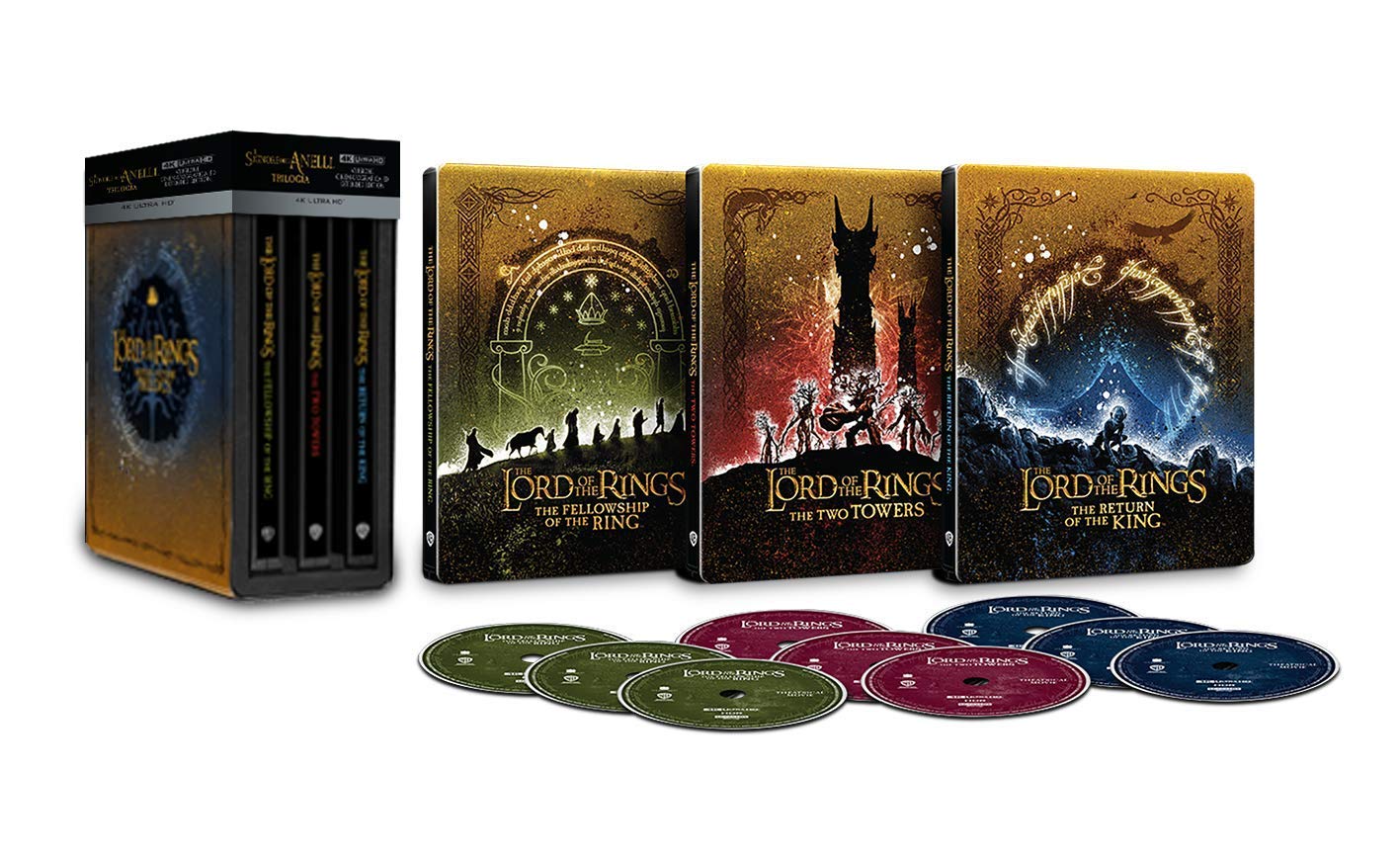 Il Signore degli Anelli - La Trilogia Steelbook (4K Ultra HD)