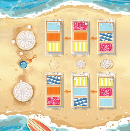 Maui - Juego de mesa - Juego de estrategia hawaiana de dibujo y colocación de azulejos, crea patrones para ganar puntos, mecánica inteligente de riesgo y recompensa, a partir de 8 años, 2-4 jugadores