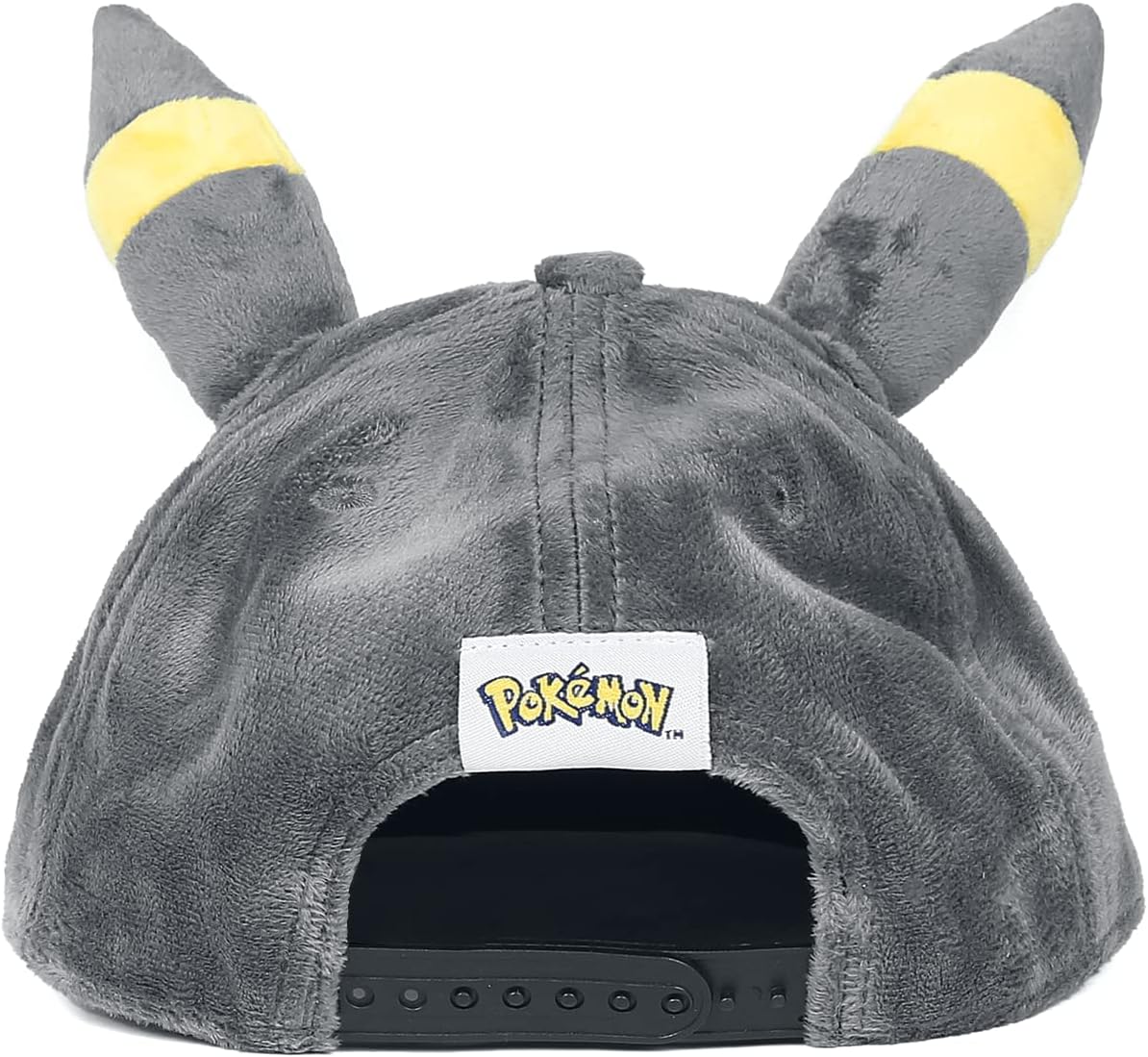Pokemon Nachtara Plush Baseball Cap Black One Size, Schwarz, One Size