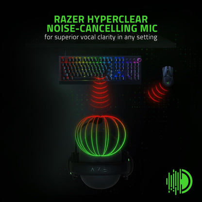 Razer BlackShark V2 X USB - Wired Esports Headset (TriForce 50 mm Drivers, Noise Cancellation, 240g Ultra-light Build, Memory Foam Cushions, 7.1 Surround Sound