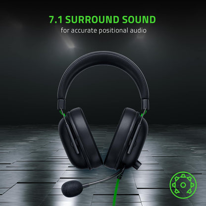 Razer BlackShark V2 X USB - Wired Esports Headset (TriForce 50 mm Drivers, Noise Cancellation, 240g Ultra-light Build, Memory Foam Cushions, 7.1 Surround Sound