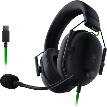 Razer BlackShark V2 X USB - Wired Esports Headset (TriForce 50 mm Drivers, Noise Cancellation, 240g Ultra-light Build, Memory Foam Cushions, 7.1 Surround Sound
