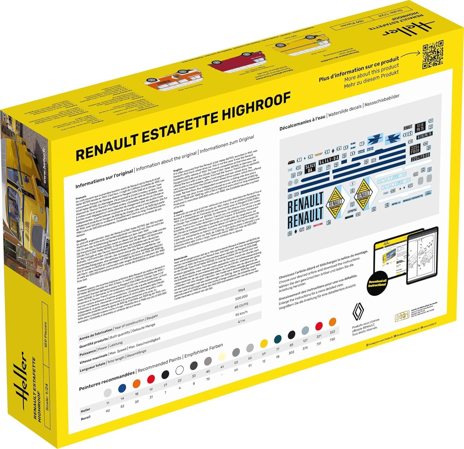 Heller - 1/24 Starter KIT HIGH ROOF (?/22) *