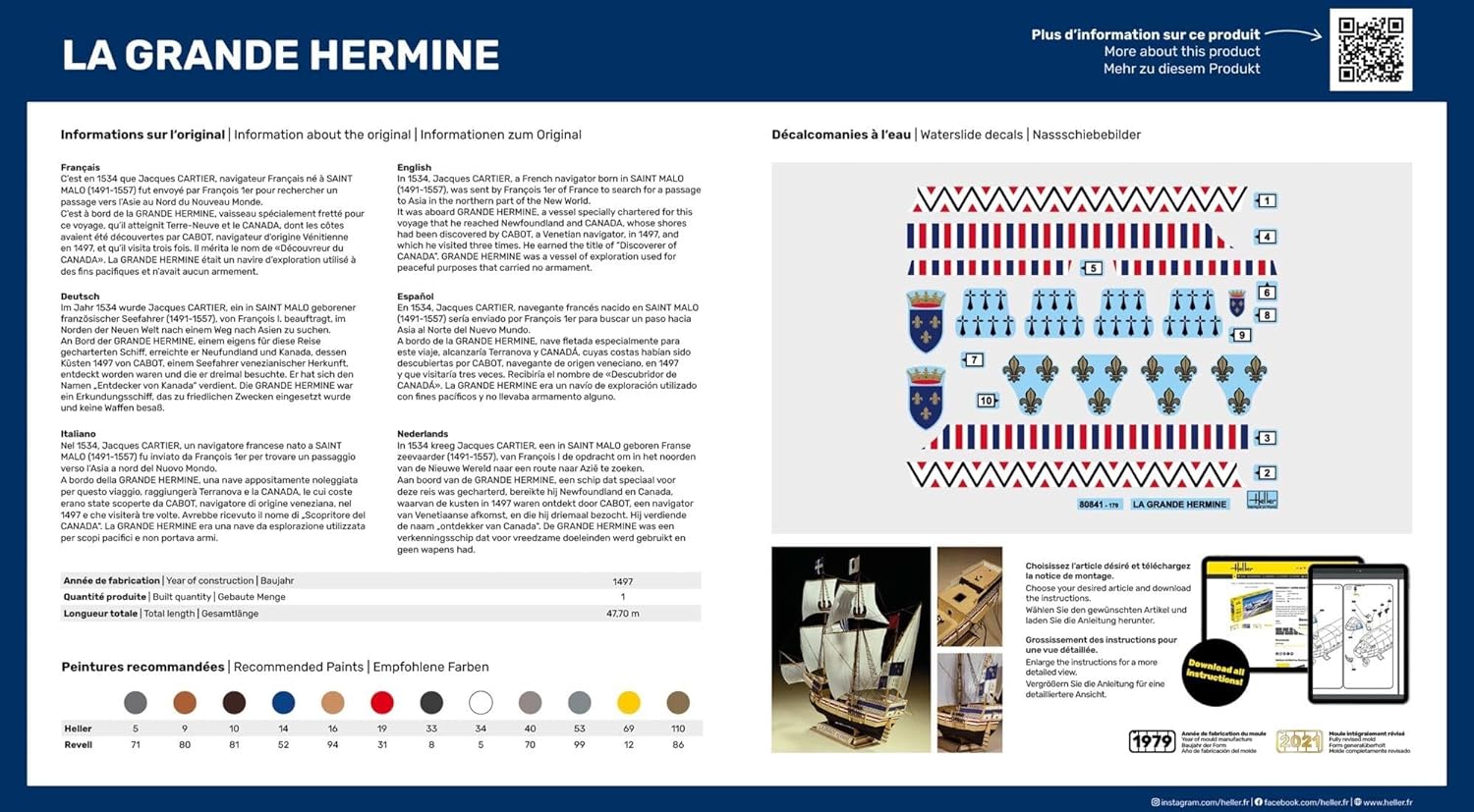 Maquette bateau : Starter Kit La Grande Hermine